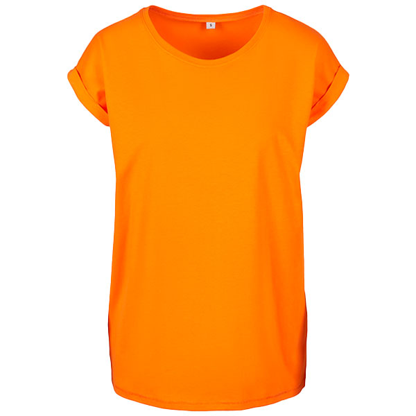 Camiseta Dobladillo en Mangas Mujer Frontal